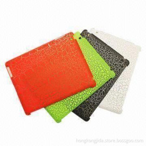 Popular/Fashionable PC Case for iPad 3, with Crack Finish, Customized Colors are Accepted